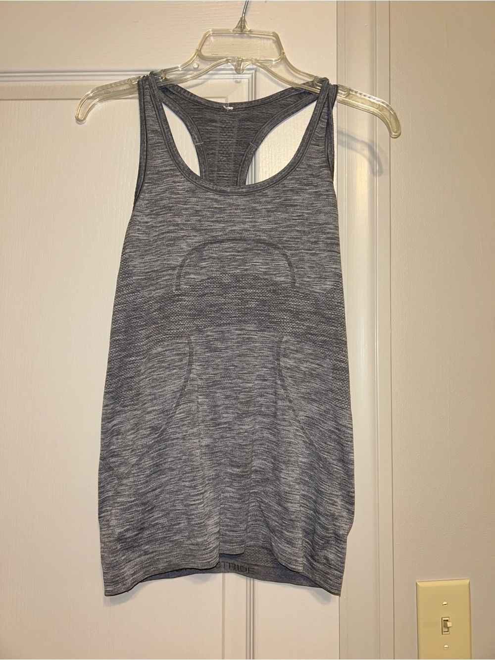 lululemon athletica Gray Racerback Tank Top